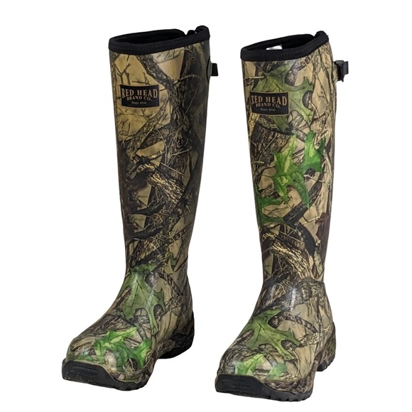 Red Head Brand Co Other - Red Head sz 8 Mens knee high insulated Camo Waterproof Hunting Boots Size 8